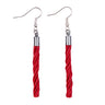 Boucles d'oreilles en fil électrique recyclé Candy (4 couleurs disponibles)