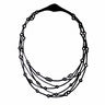 Flare Reclaimed Rubber Necklace