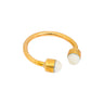 Kushikamana Recycled Brass Adjustable Ring (2 Colours)