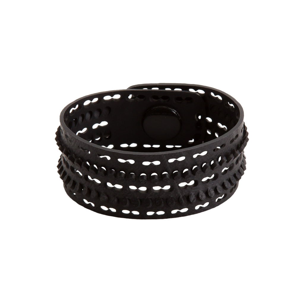 Vita Unique Recycled Rubber Bracelet by Paguro Upcycle
