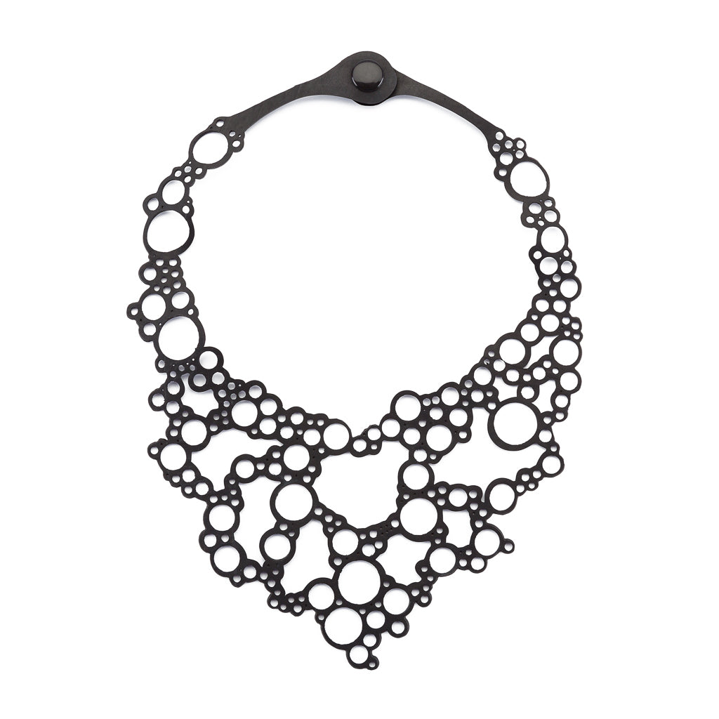 Bubbles Rubber Necklace by Paguro Upcycle