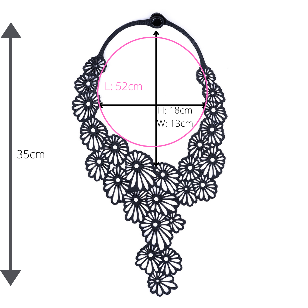 Daisy Statement Inner Tube Necklace