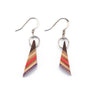 Sono Triangle Wood Dangle Earrings by Paguro Upcycle